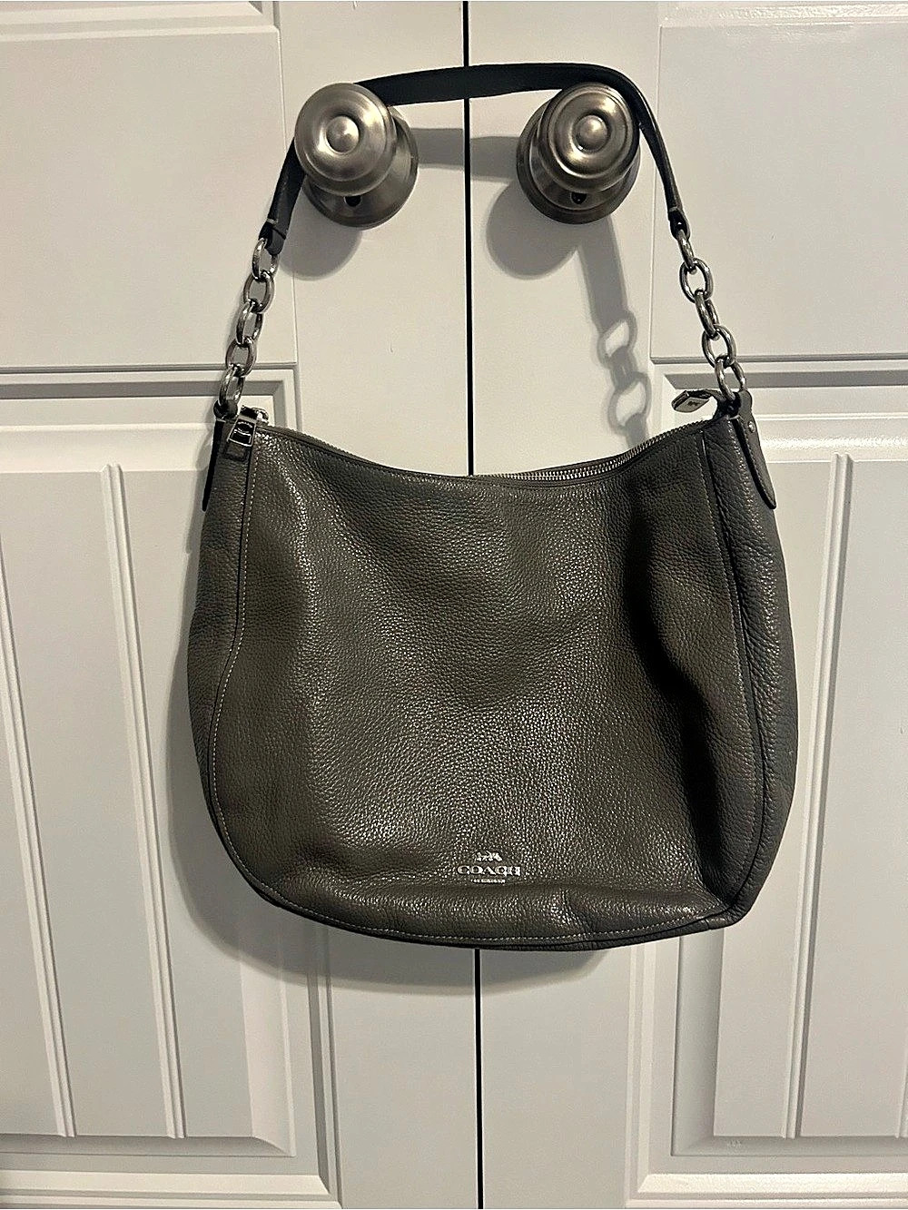 Coach Elle Hobo Bag Gray
